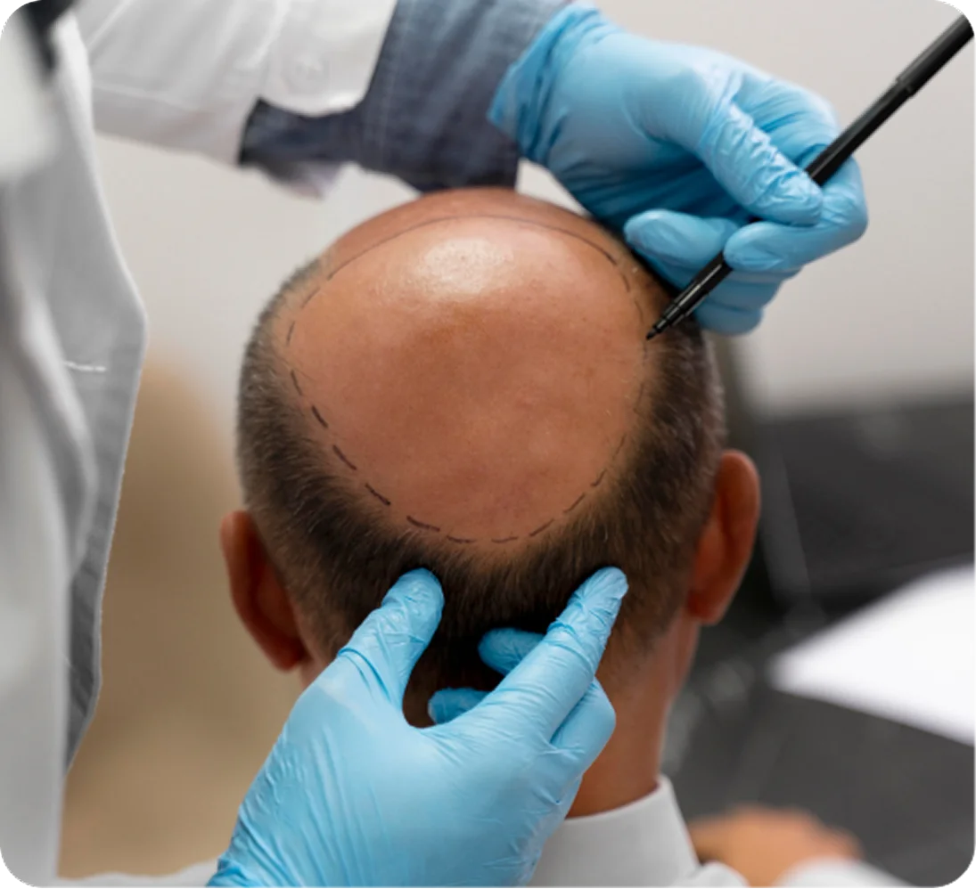 Crown (Vertex) Hair Transplant